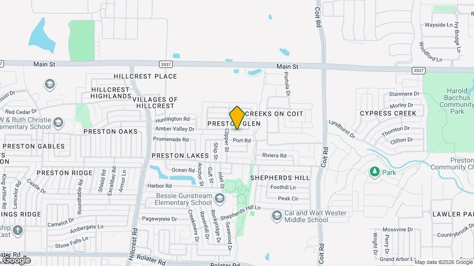 11813 Amber Valley Dr Map and Location Details