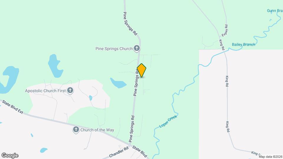 6226 Pinedale Rd Map and Location Details