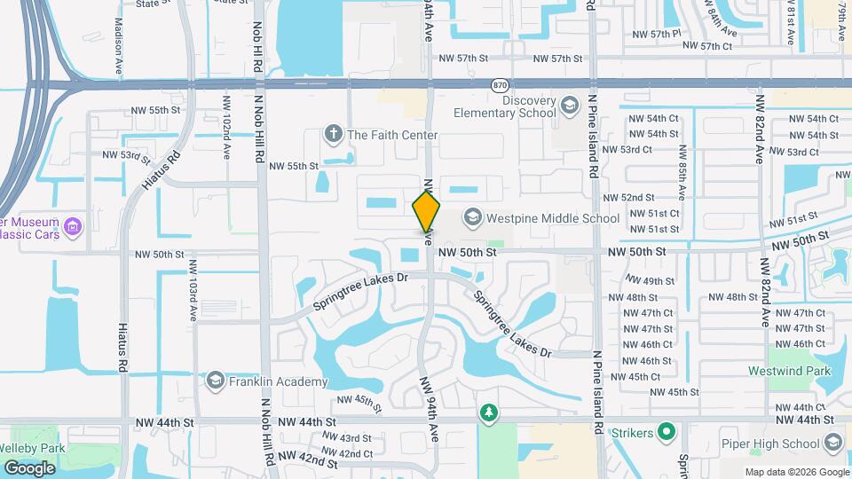 9401 NW 49th Pl Mapa y Detalles de la Ubicación