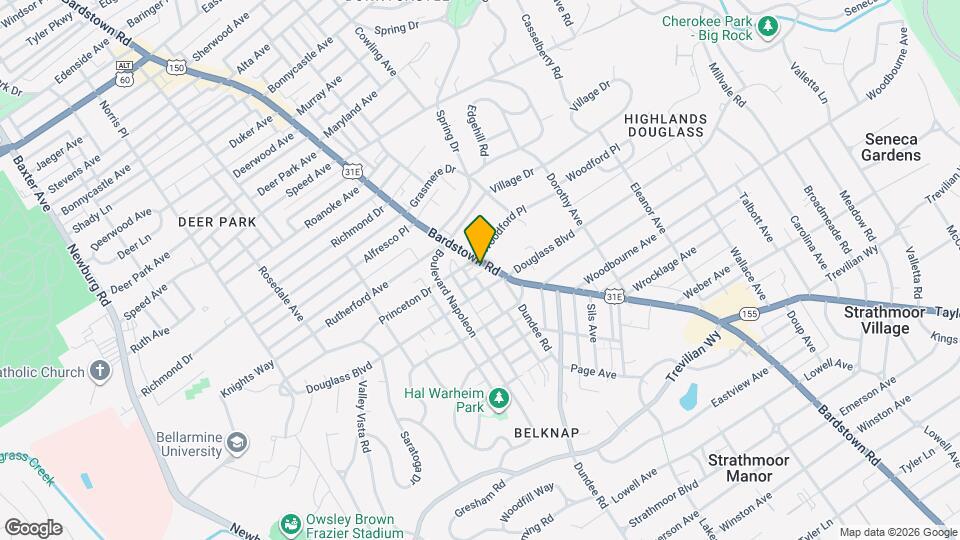 2108 Bardstown Rd Map and Location Details