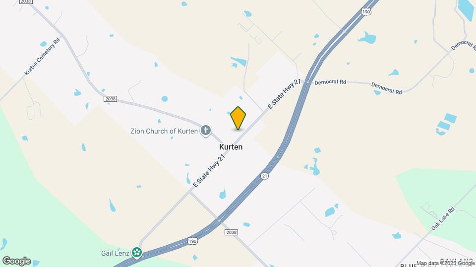 12877 E State Hwy 21 Mapa y Detalles de la Ubicación