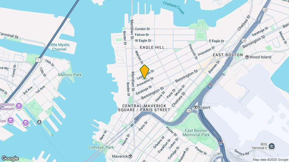 46 Princeton St, Unit #1 Mapa y Detalles de la Ubicación
