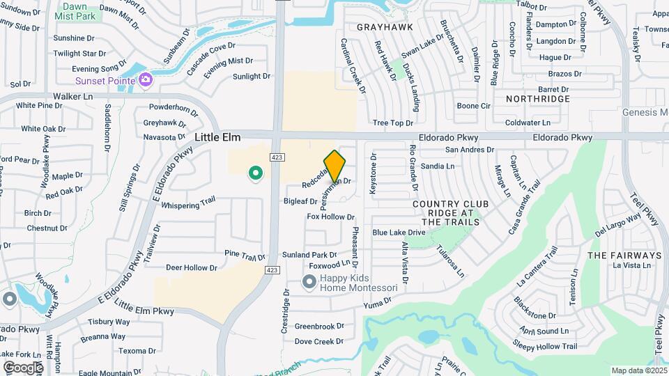 2520 Persimmon Dr Map and Location Details