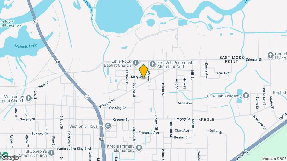 6407 Grierson St Map and Location Details