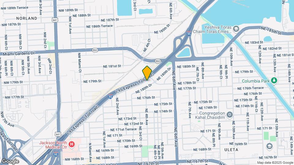 410 East Dr Map and Location Details