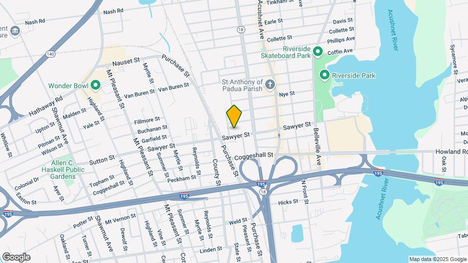 353 Sawyer St Map and Location Details