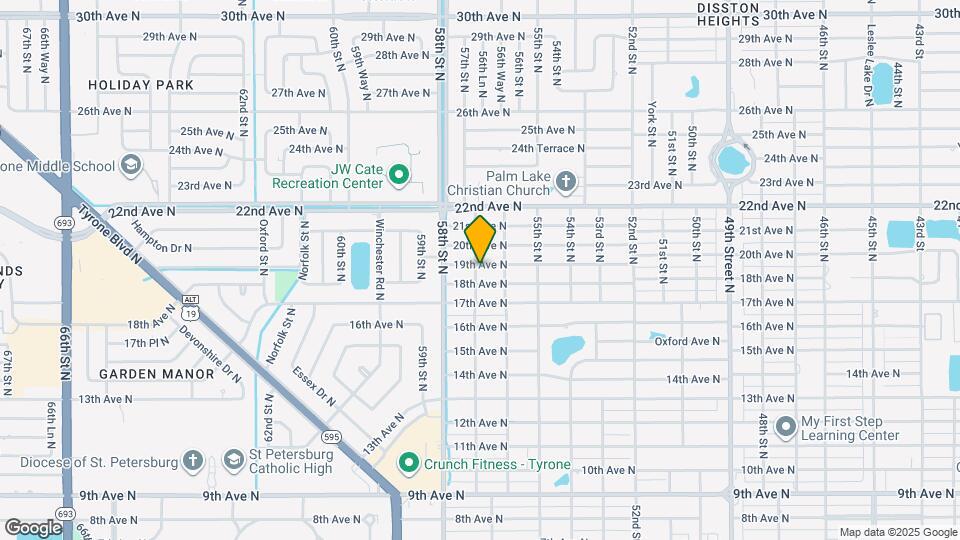 5650 19th Ave N Map and Location Details