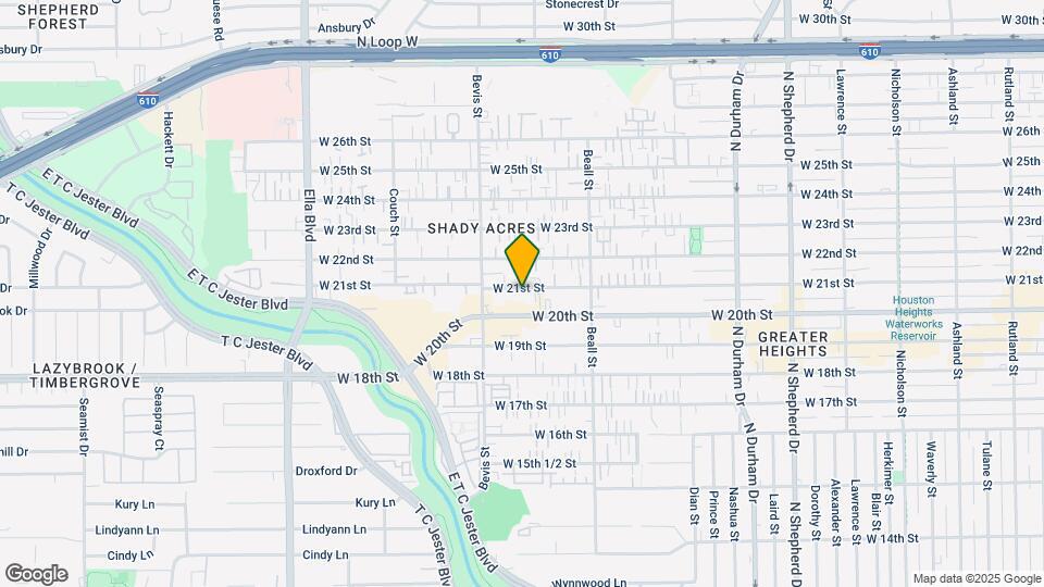 1216 W 21st St Map and Location Details