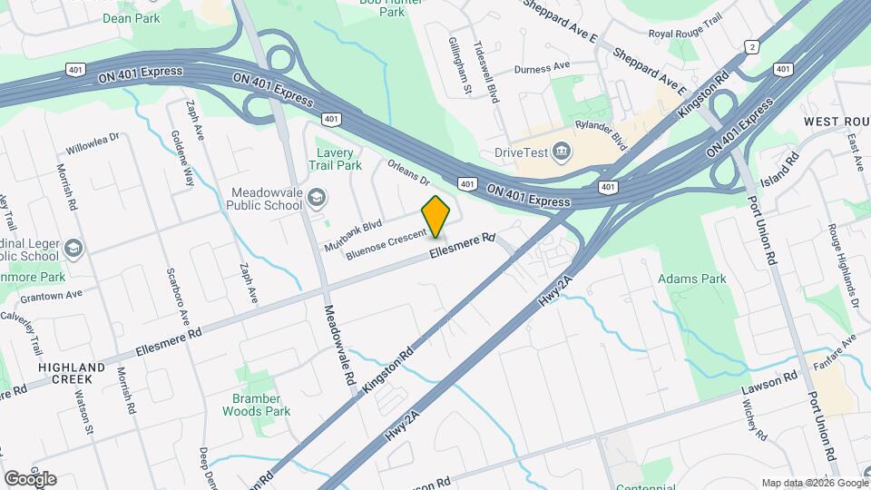 4046 Ellesmere Rd Map and Location Details