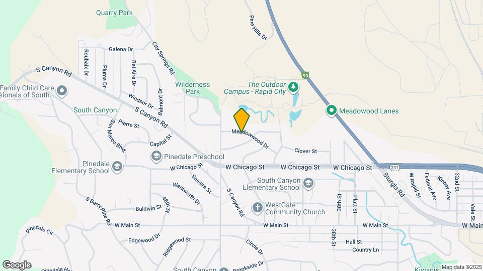 4317 Meadowwood Dr Map and Location Details