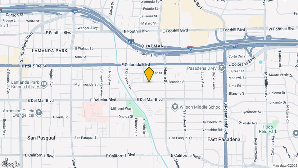 3216 Brandon St Map and Location Details