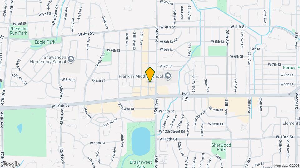 820 35th Ave Ct Map and Location Details