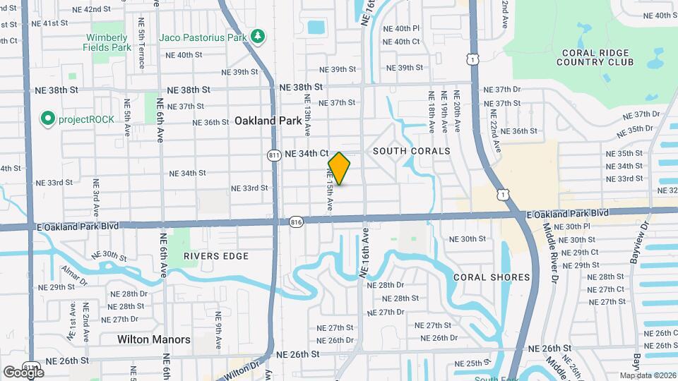 1520 NE 53rd St Map and Location Details