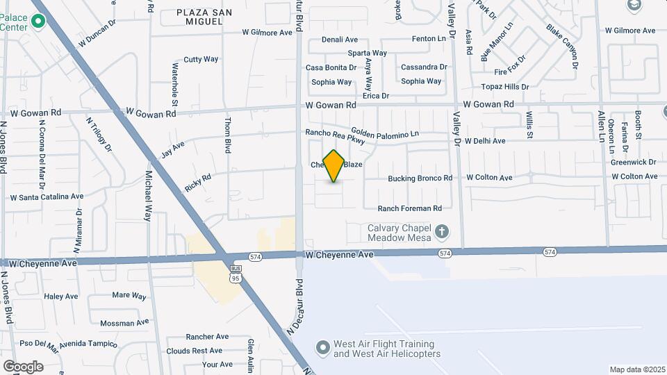 3318 N Decatur Blvd Mapa y Detalles de la Ubicación