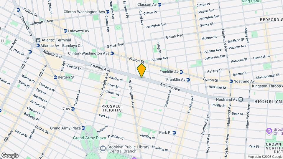 957 Atlantic Ave Map and Location Details