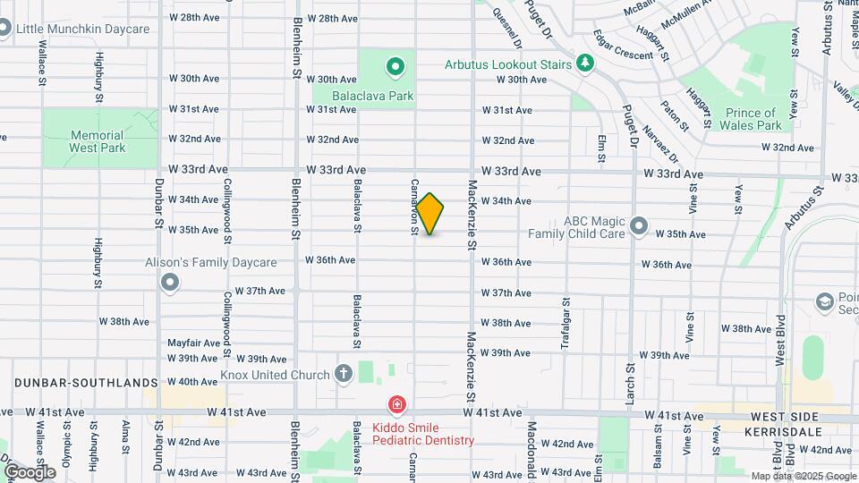 2976 W 35th Ave Map and Location Details