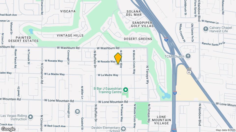 5081 N Pioneer Way Map and Location Details