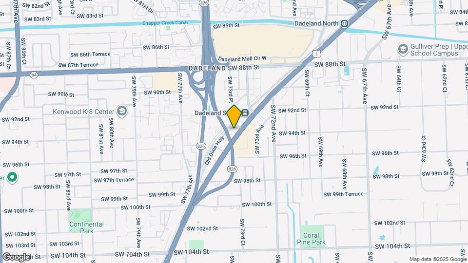 9350 S Dixie Hwy, Unit 1818 Map and Location Details