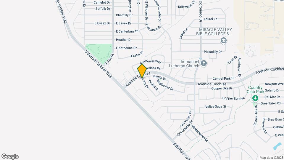 2210 S Iris Dr Map and Location Details