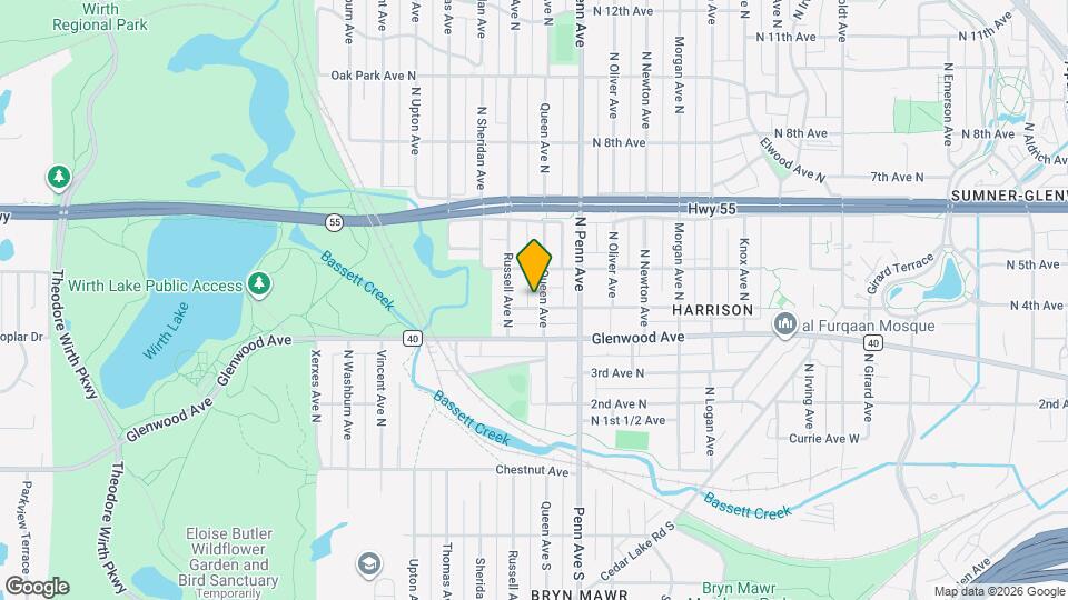 405 N Queen Ave Map and Location Details