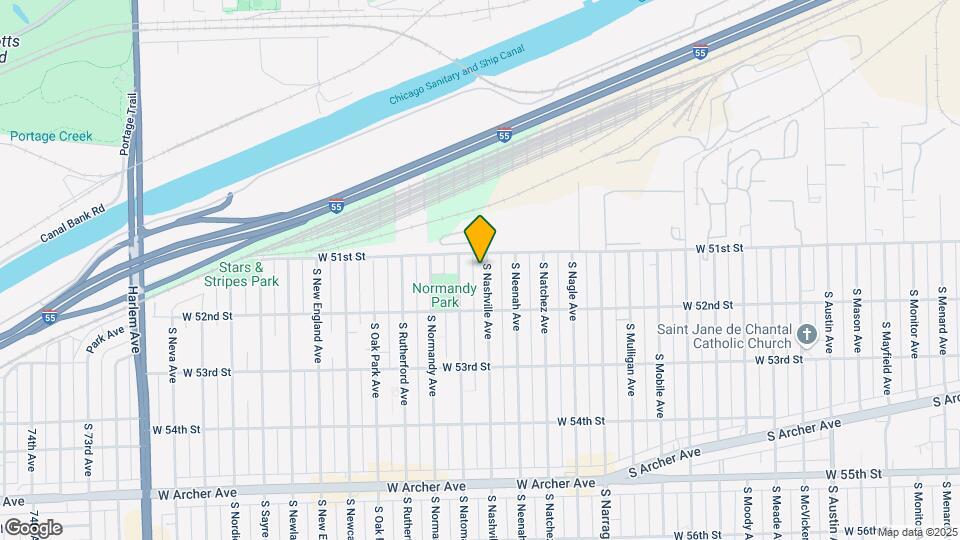 5112 S Nashville Ave Map and Location Details