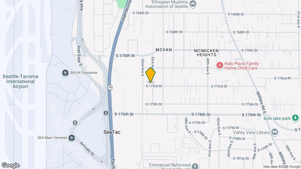 17253 33rd Ave S Mapa y Detalles de la Ubicación