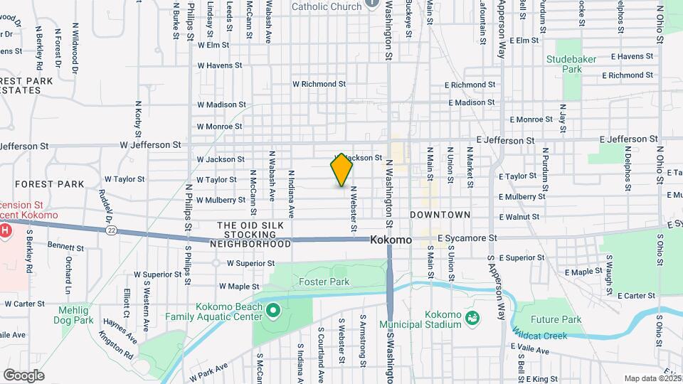 516 W Mulberry St Map and Location Details