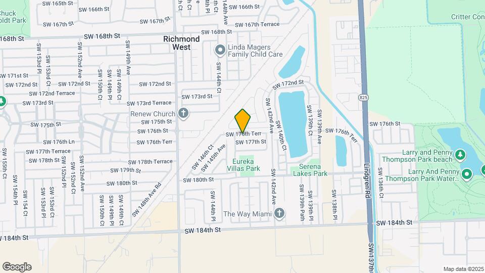 14318 SW 176th Ter Map and Location Details