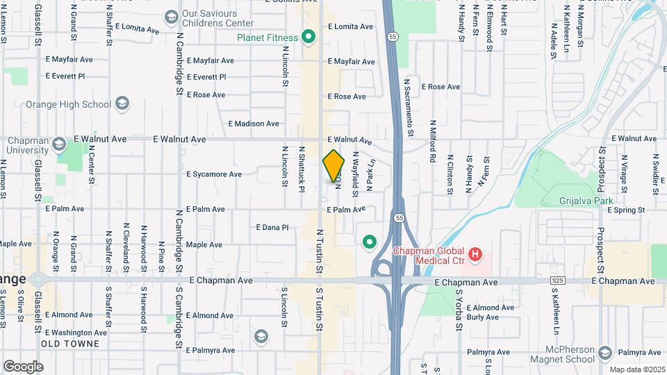 360 N Oak St Mapa y Detalles de la Ubicación