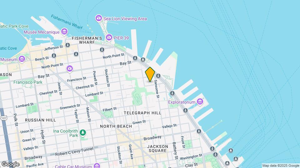 152 Lombard St Mapa y Detalles de la Ubicación