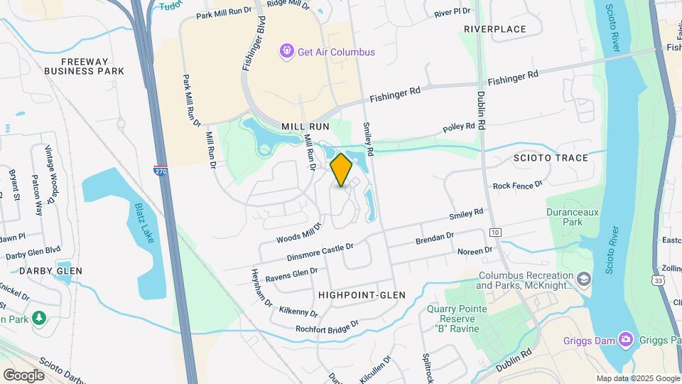 3437 Fishinger Mill Dr Map and Location Details