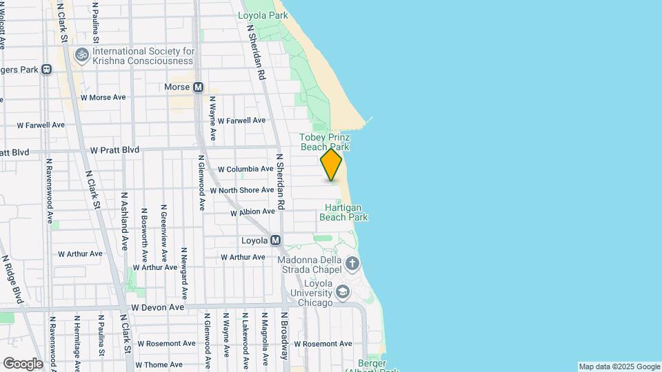 1031 W North Shore Ave Mapa y Detalles de la Ubicación