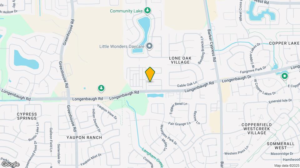 18318 Canary Bluff Ln Map and Location Details