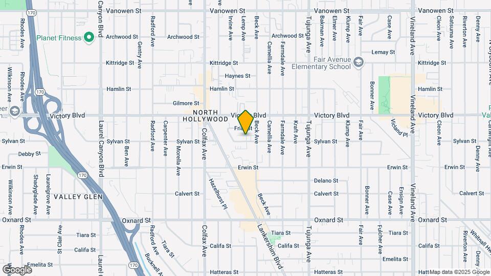 11561 Sylvan St Map and Location Details