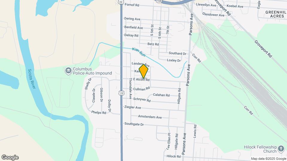 123 E Alcott Rd Map and Location Details