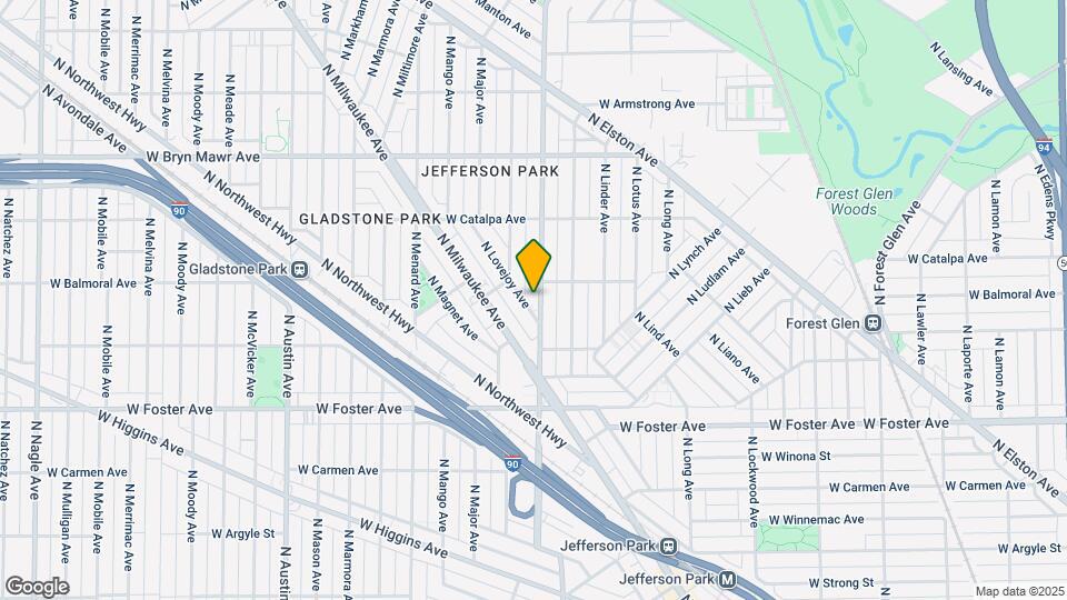 5350 N Central Ave Map and Location Details