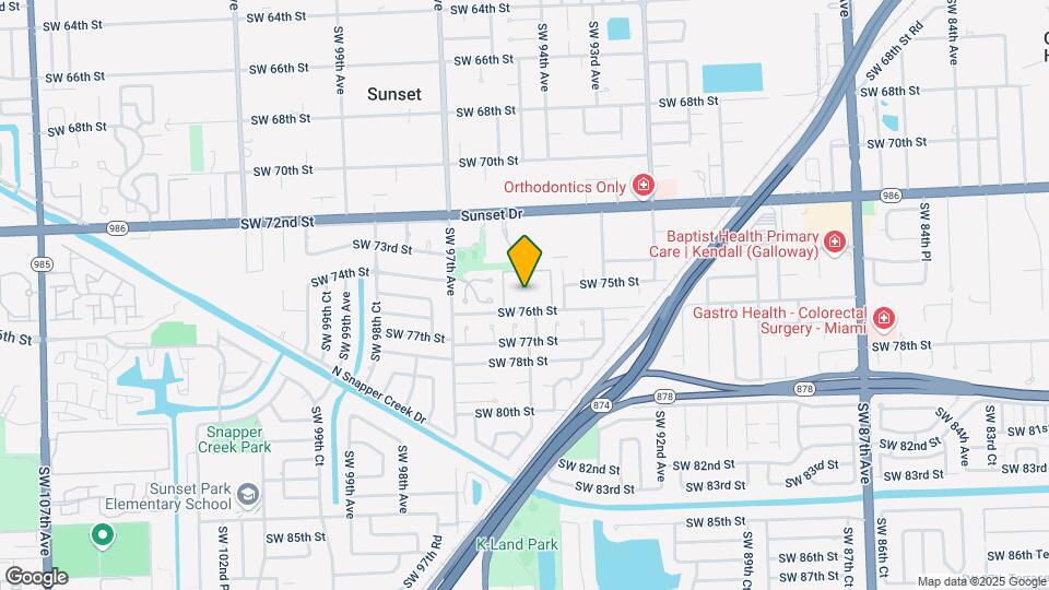 9437 SW 76th St, Unit V38 Map and Location Details