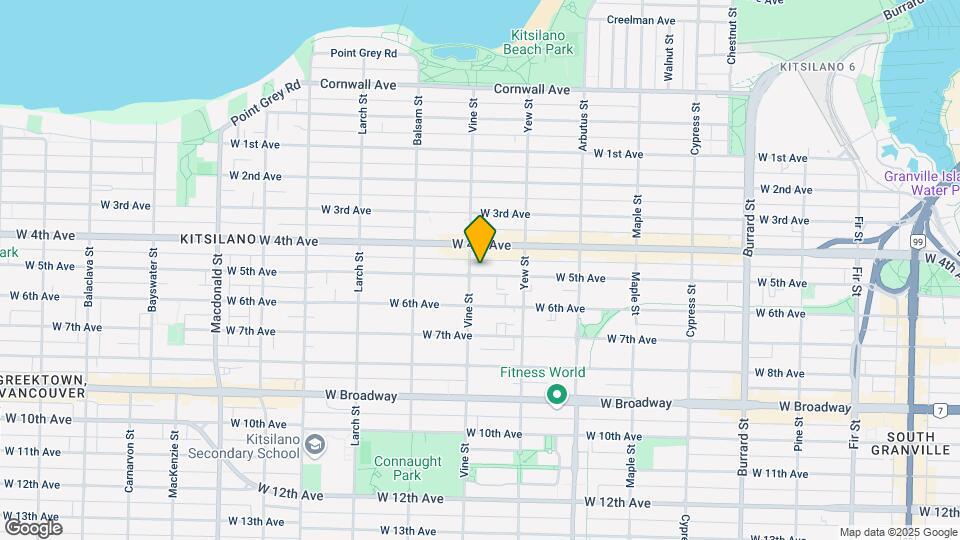 2030 Vine St Map and Location Details