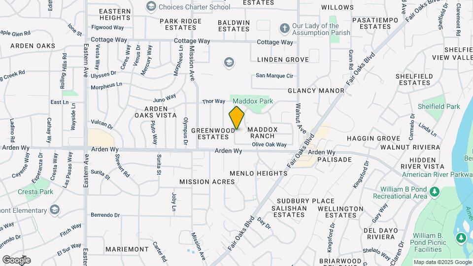 4745 Olive Oak Way Map and Location Details