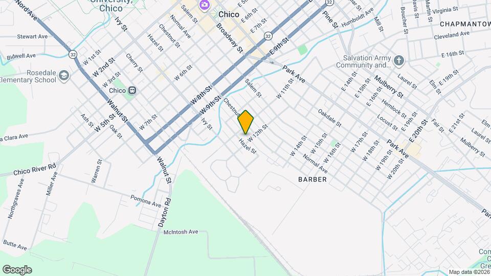 536 W 12th St Map and Location Details