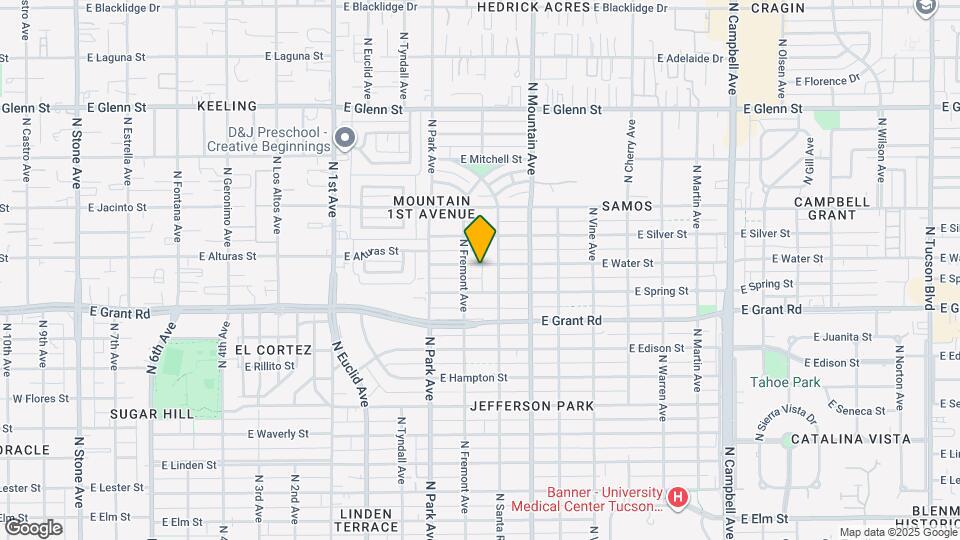 1122 E Water St Map and Location Details