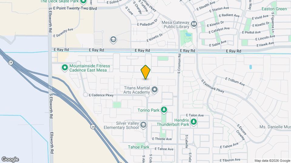 9803 E Thornbush Ave Map and Location Details