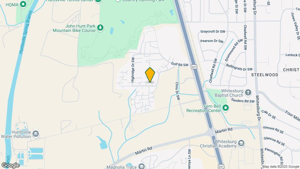 4101 Hunters Ridge Dr SW Map and Location Details