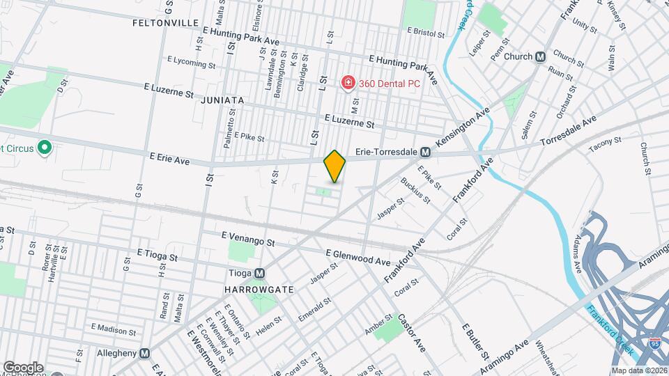 1359 Crease St Map and Location Details