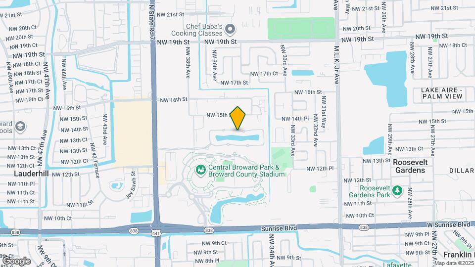 3504 NW 14th Ct Map and Location Details