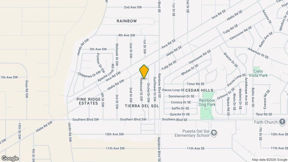 630 Redwood St SW Map and Location Details