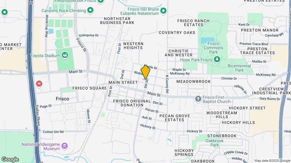 6974 Oak St Map and Location Details