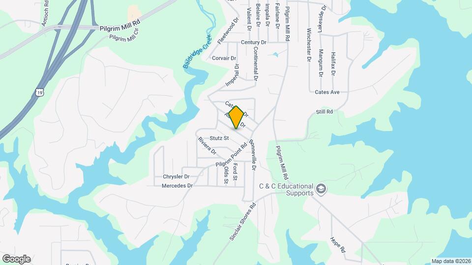 3610 Bonneville Dr Map and Location Details