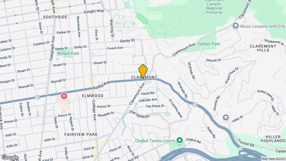 2940 Claremont Blvd Map and Location Details