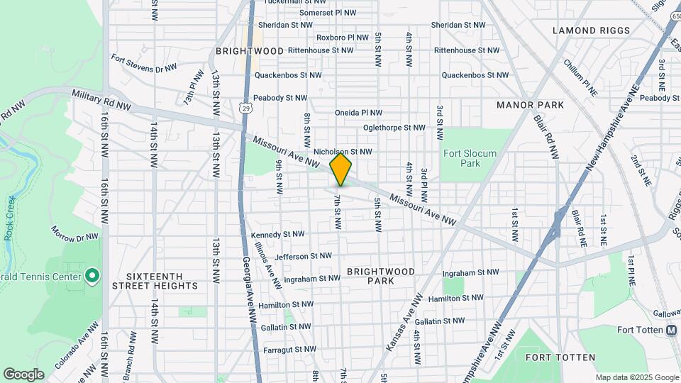 628 Madison St NW Map and Location Details